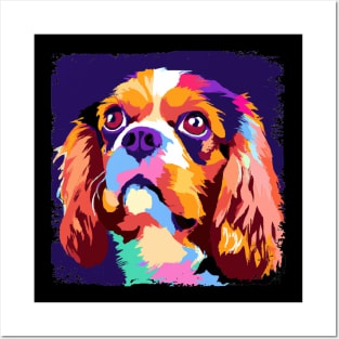 Cavalier King Charles Spaniel Pop Art - Dog Lover Gifts Posters and Art